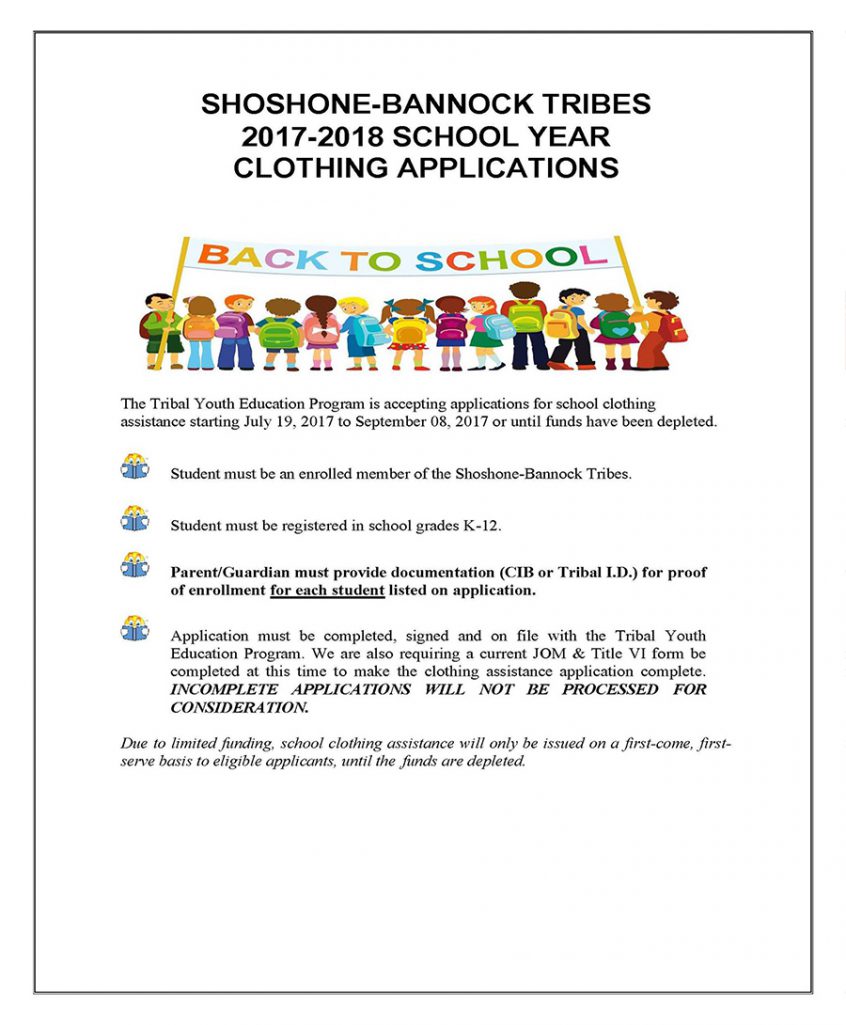 Back to School Assistance