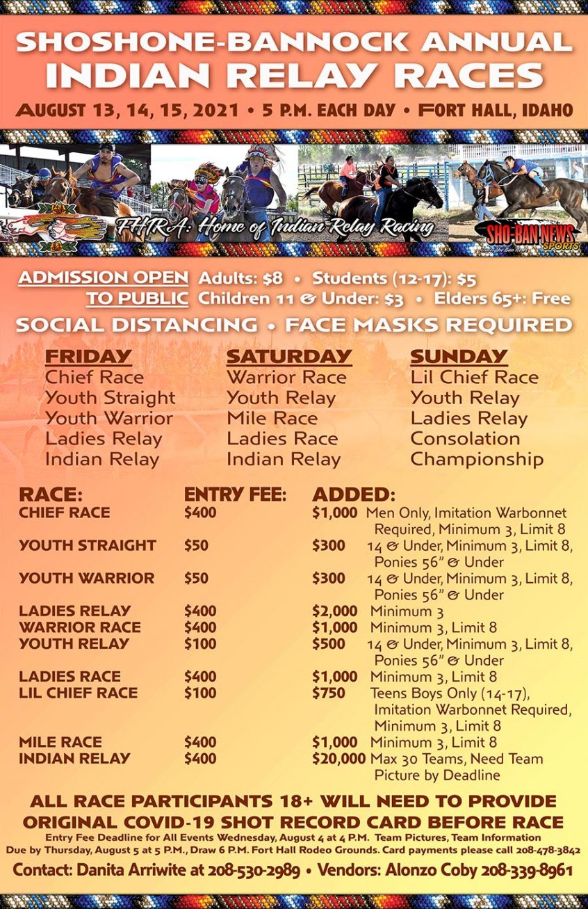 Indian Relay Races Schedule 2022 Indian Relay Racing | Shoshone-Bannock Tribes