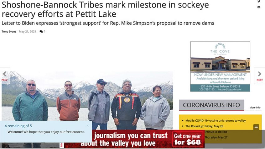 Shoshone-Bannock Tribes Save Idaho Salmon