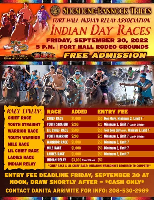 Indian Relay September 30 2022 Fort Hall