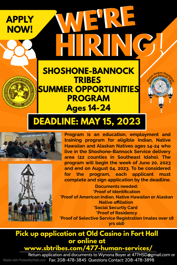 Summer Youth Opportunities 2023