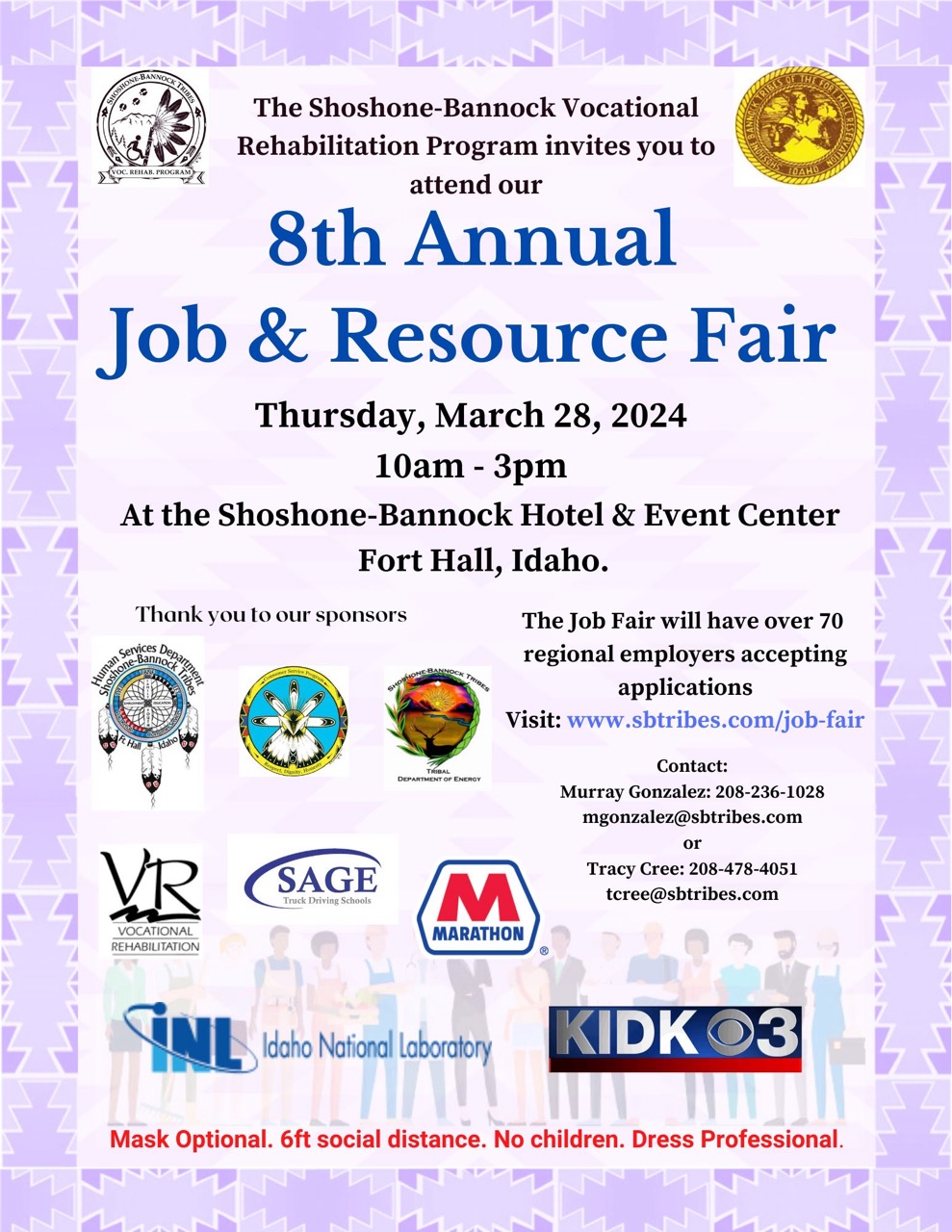 8th Annual Job Fair in Fort Hall March 28th