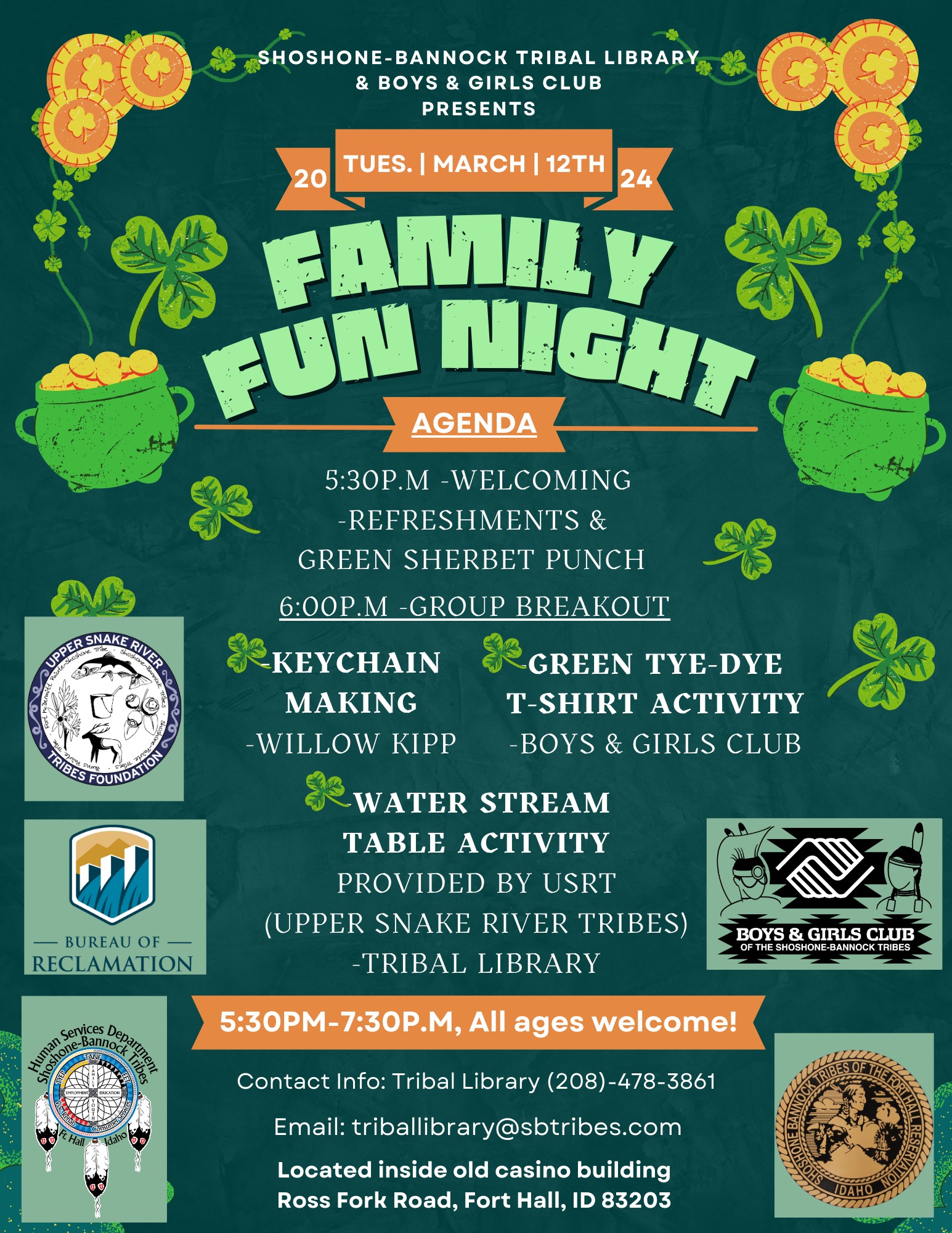 Family Fun Night Happening Tonight | Shoshone-Bannock Tribes
