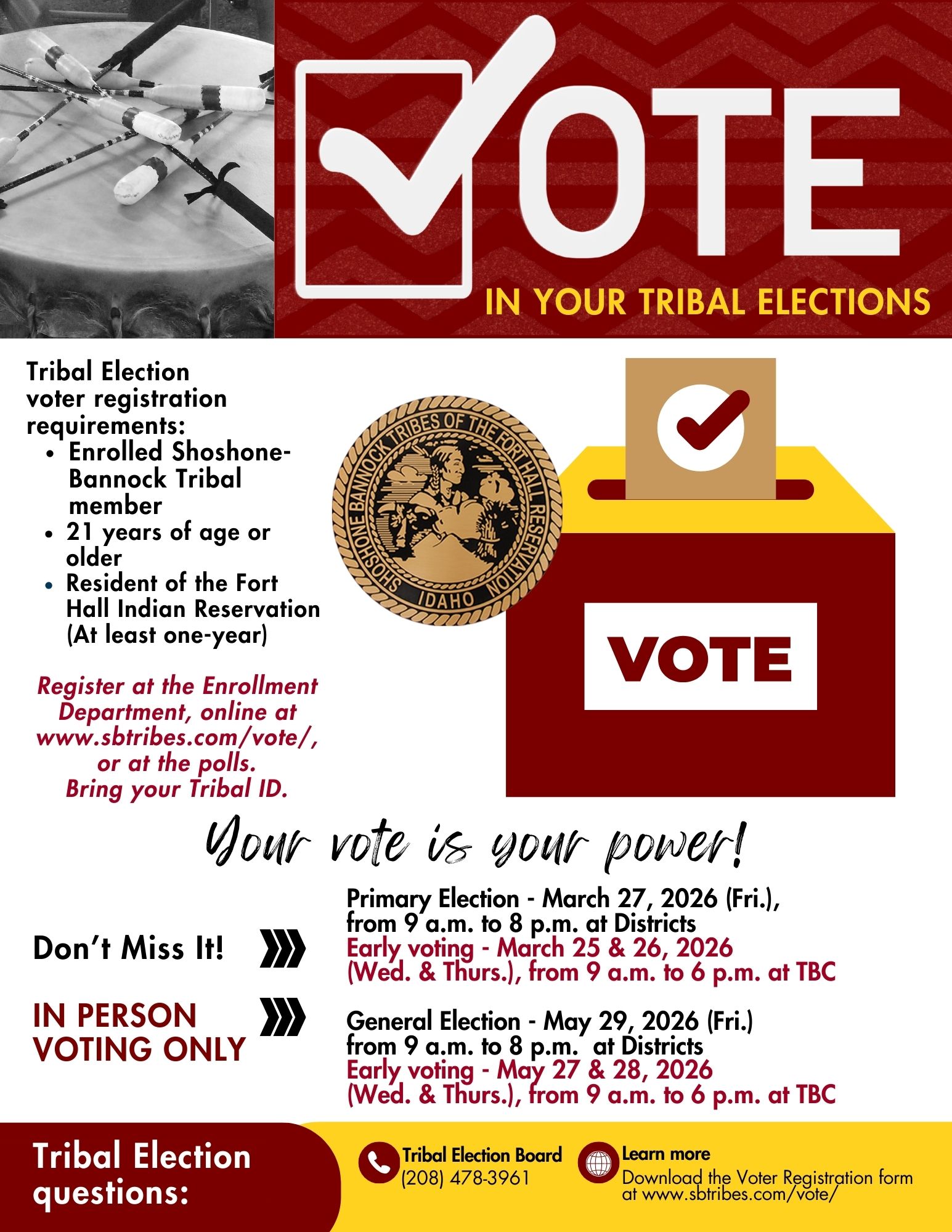 Featured image for “Primary Elections coming March 27th, 2026”