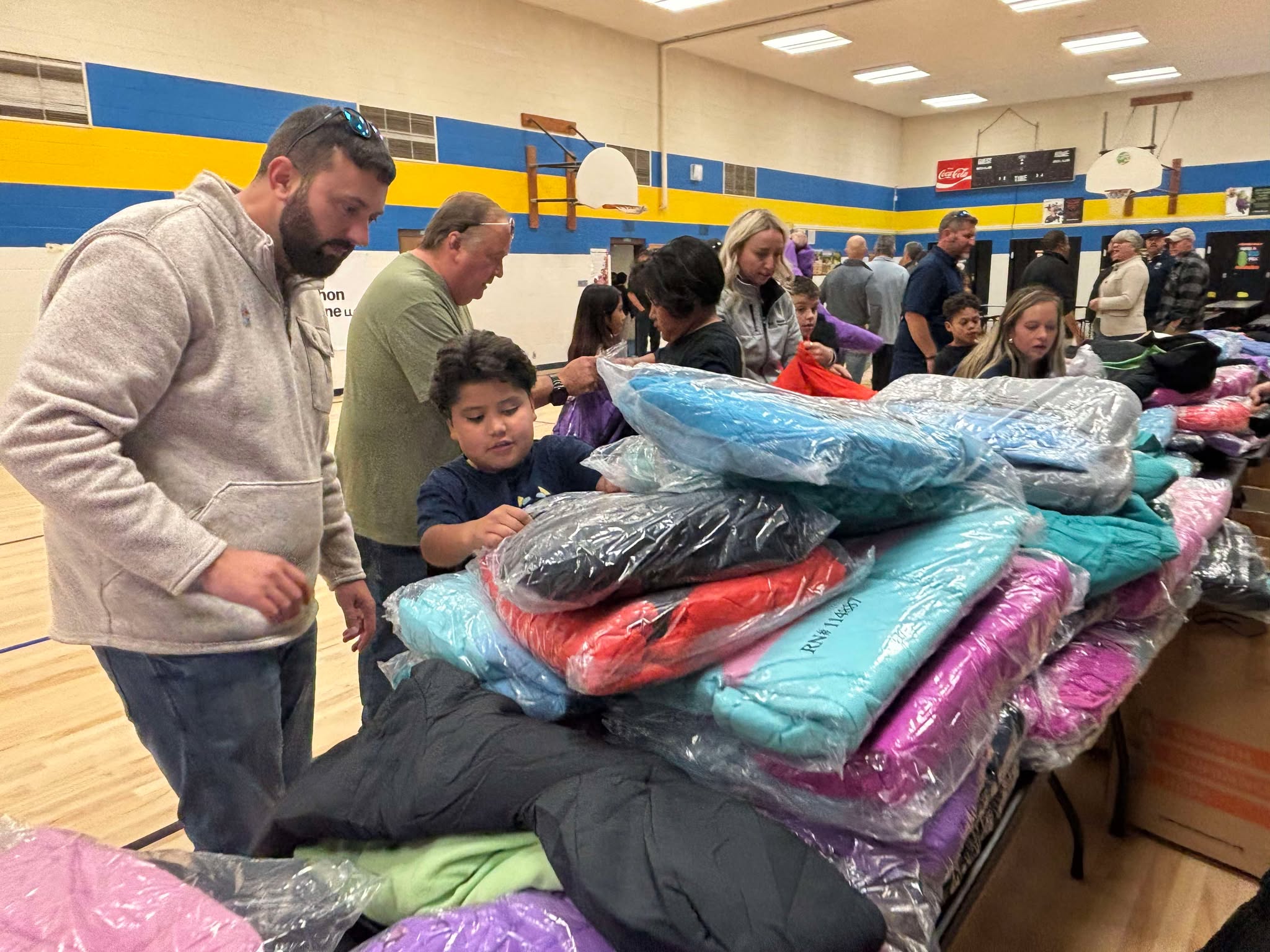 Featured image for “Operation Warmth and Marathon Pipeline LLC bring winter coats to Fort Hall students”