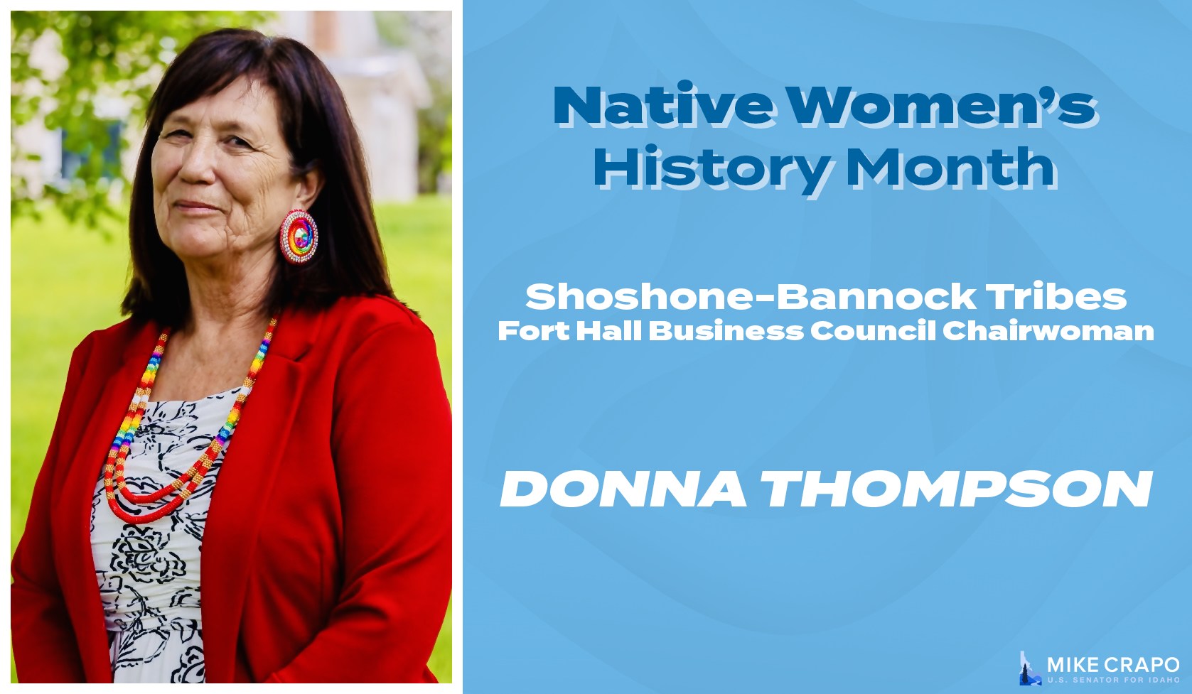 Featured image for “Chairwoman Donna Thompson embodies strength and leadership, recognized during Native Women’s History Month (Media Share)”