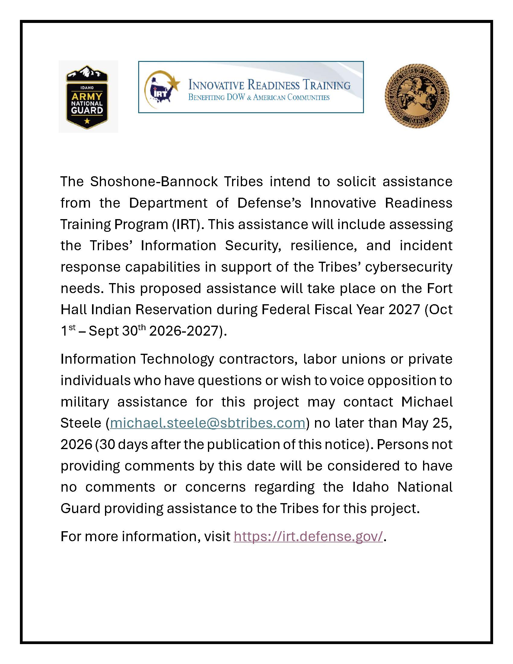 Featured image for “Public notice”