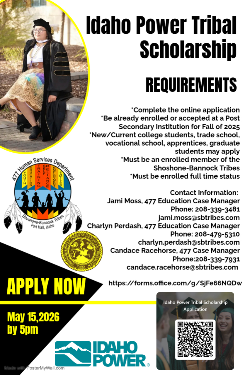 Featured image for “Idaho Power Tribal Scholarship announced”