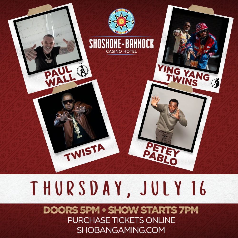 Featured image for “SHOSHONE-BANNOCK CASINO HOTEL ANNOUNCES TURNT UP TOUR”