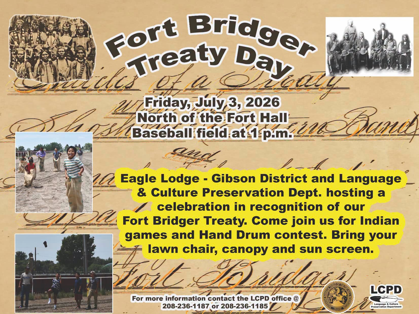 Featured image for “Fort Bridger Treaty Day celebration on July 3rd, 2026”