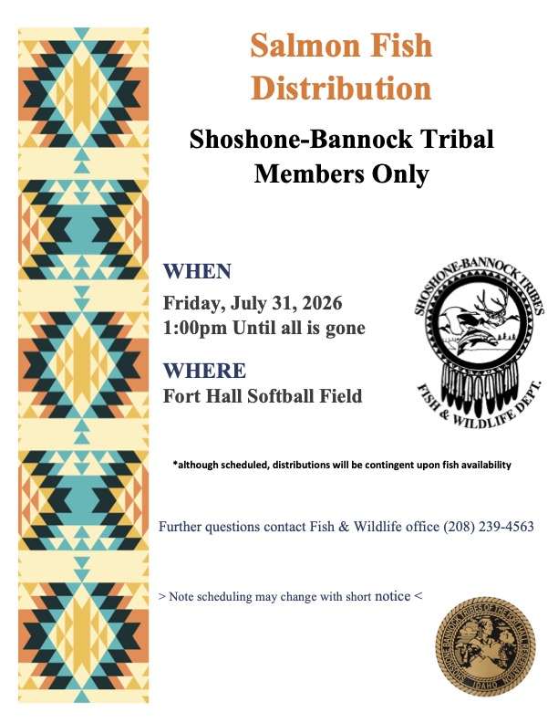 Featured image for “Tribal Member Salmon Distribution Friday, July 30th”