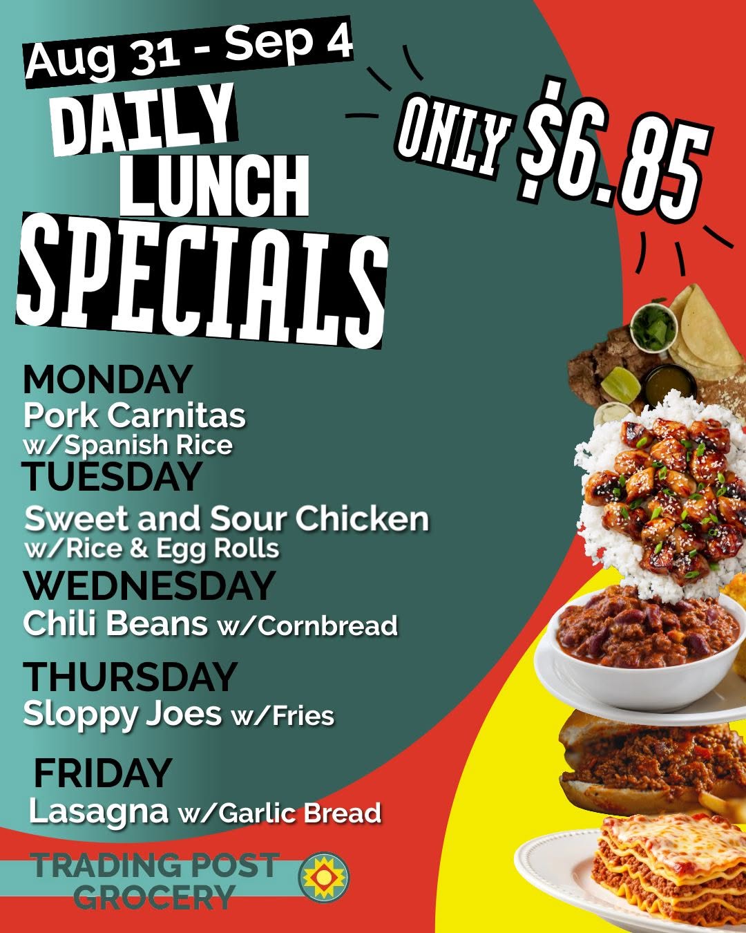 Featured image for “Daily Lunch Specials at Trading Post Grocery”